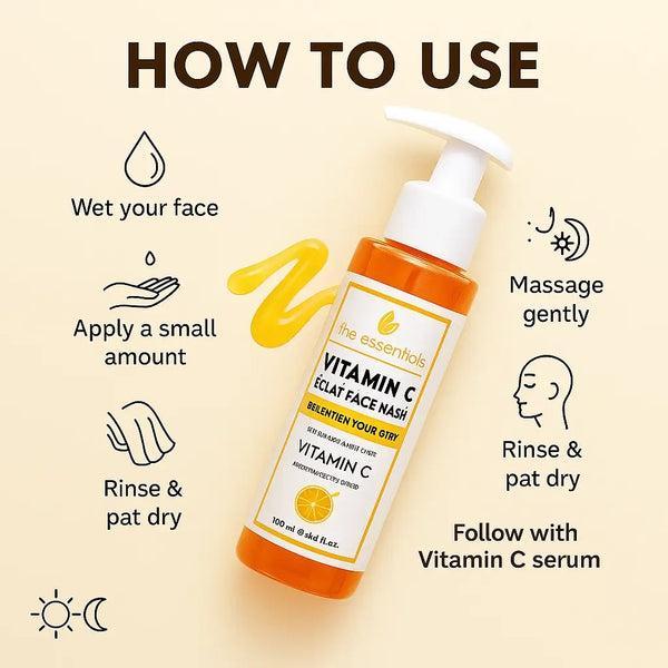Vitamin C Eclat Brightening Cleanser – Illuminate Your Natural Glow