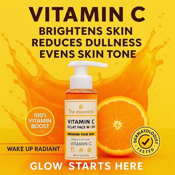 Vitamin C Eclat Brightening Cleanser – Illuminate Your Natural Glow