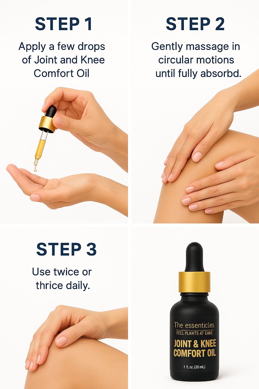 Joint and Knee Comfort Oil – Natural Relief for Your Active Life