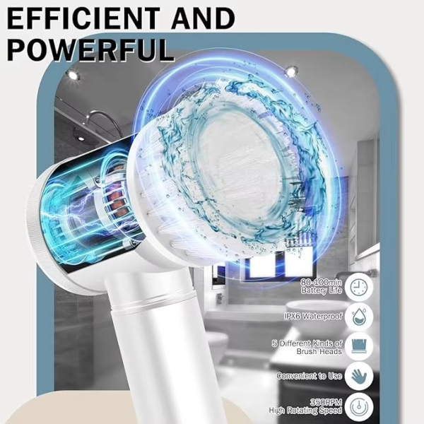 Magic Brush – Wireless Rechargeable Cleaning Brush