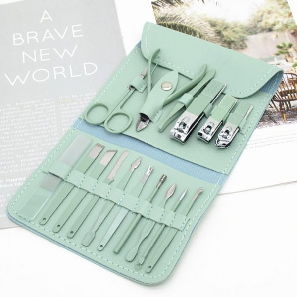 16-Piece Manicure & Pedicure Kit β Premium Nail Care Set