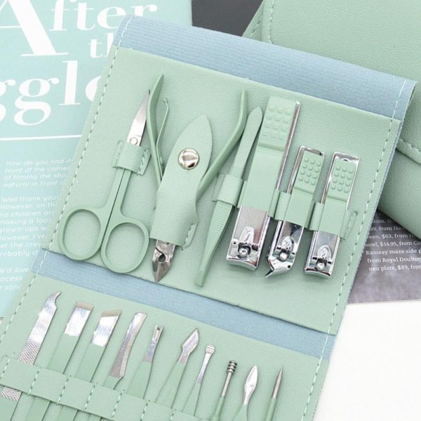 16-Piece Manicure & Pedicure Kit β Premium Nail Care Set