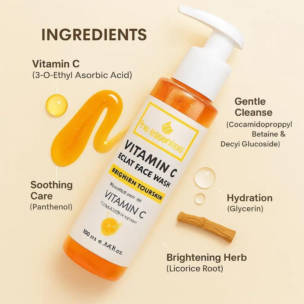Vitamin C Eclat Brightening Cleanser – Illuminate Your Natural Glow