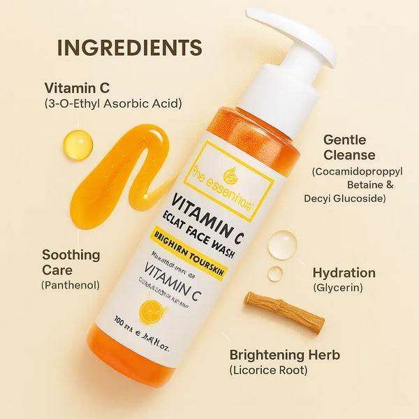 Vitamin C Eclat Brightening Cleanser – Illuminate Your Natural Glow